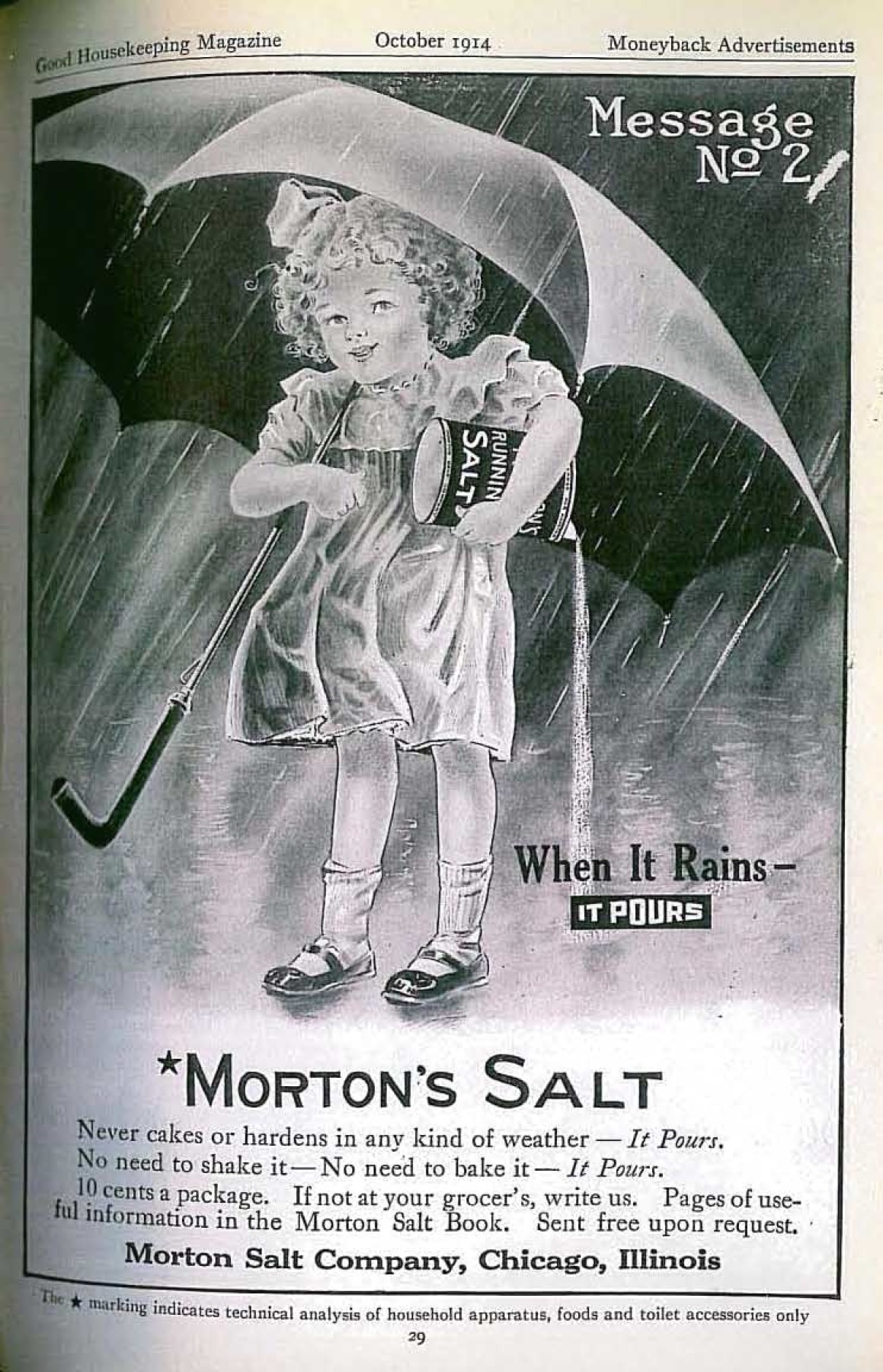 The Morton Salt Girl