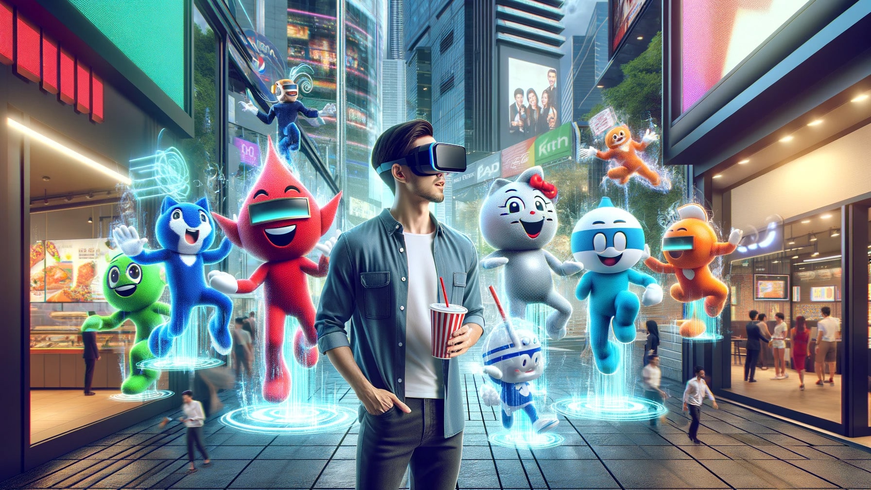 animated mascots brought to life through AR and VR-min