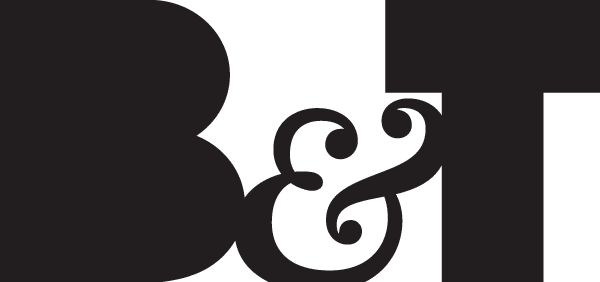 b and t logo